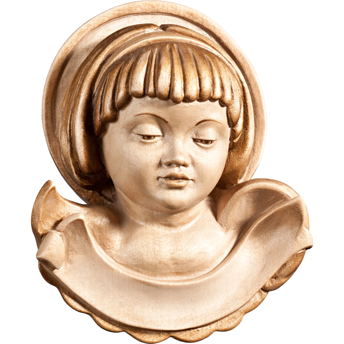 Cabeza de ángel de la guarda